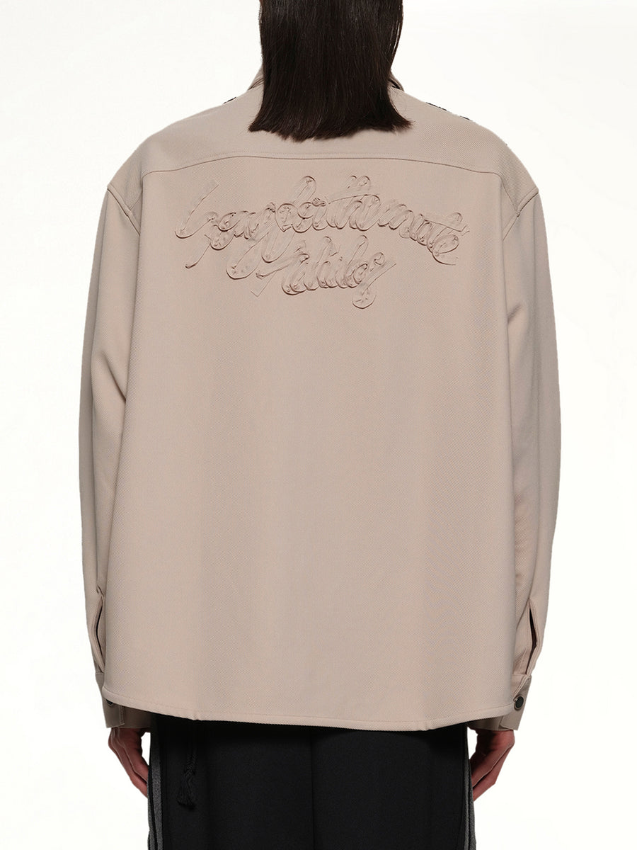 3 Stripe Shirt in Stone Khaki