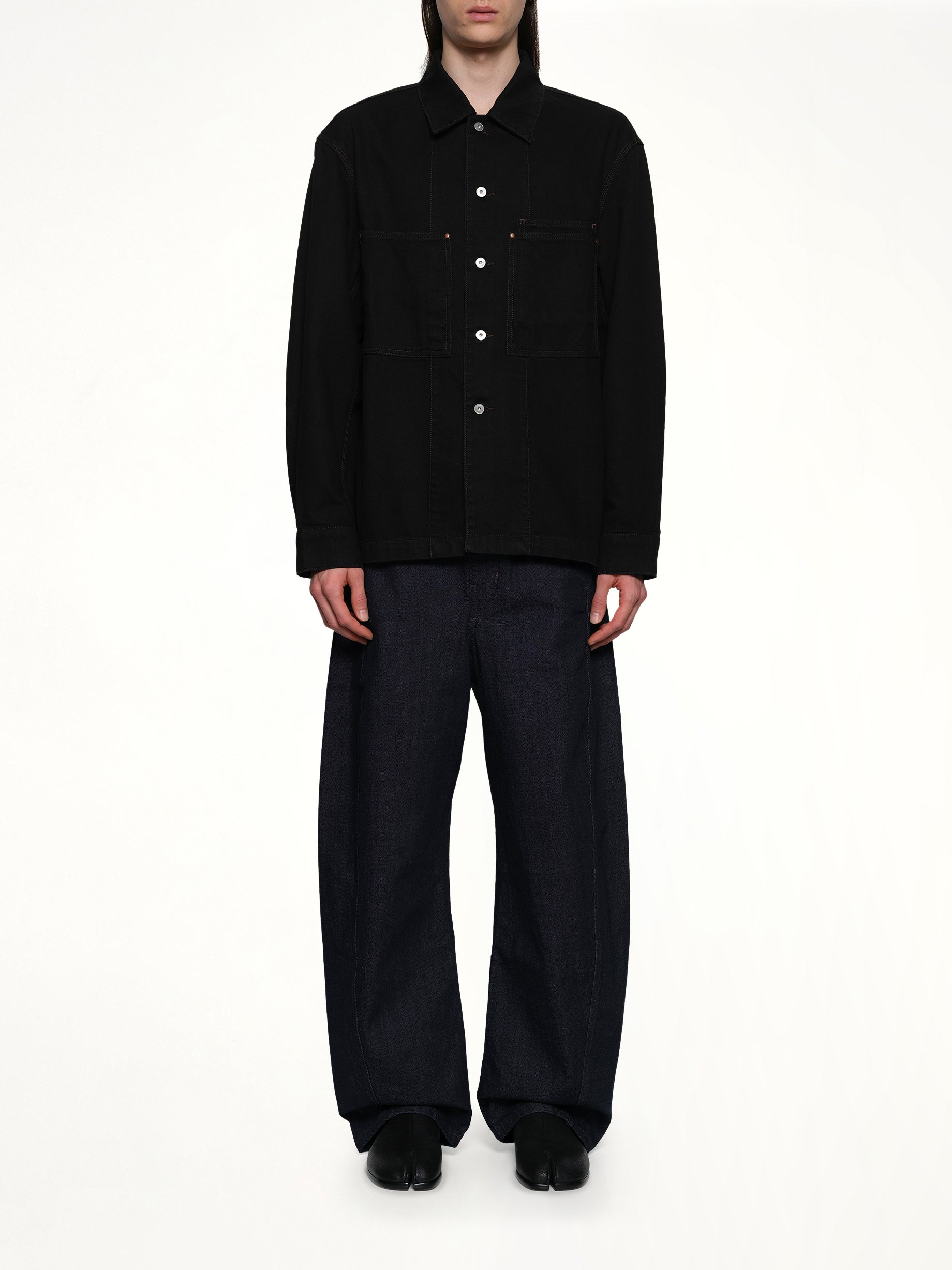 Workwear Overshirt in Black