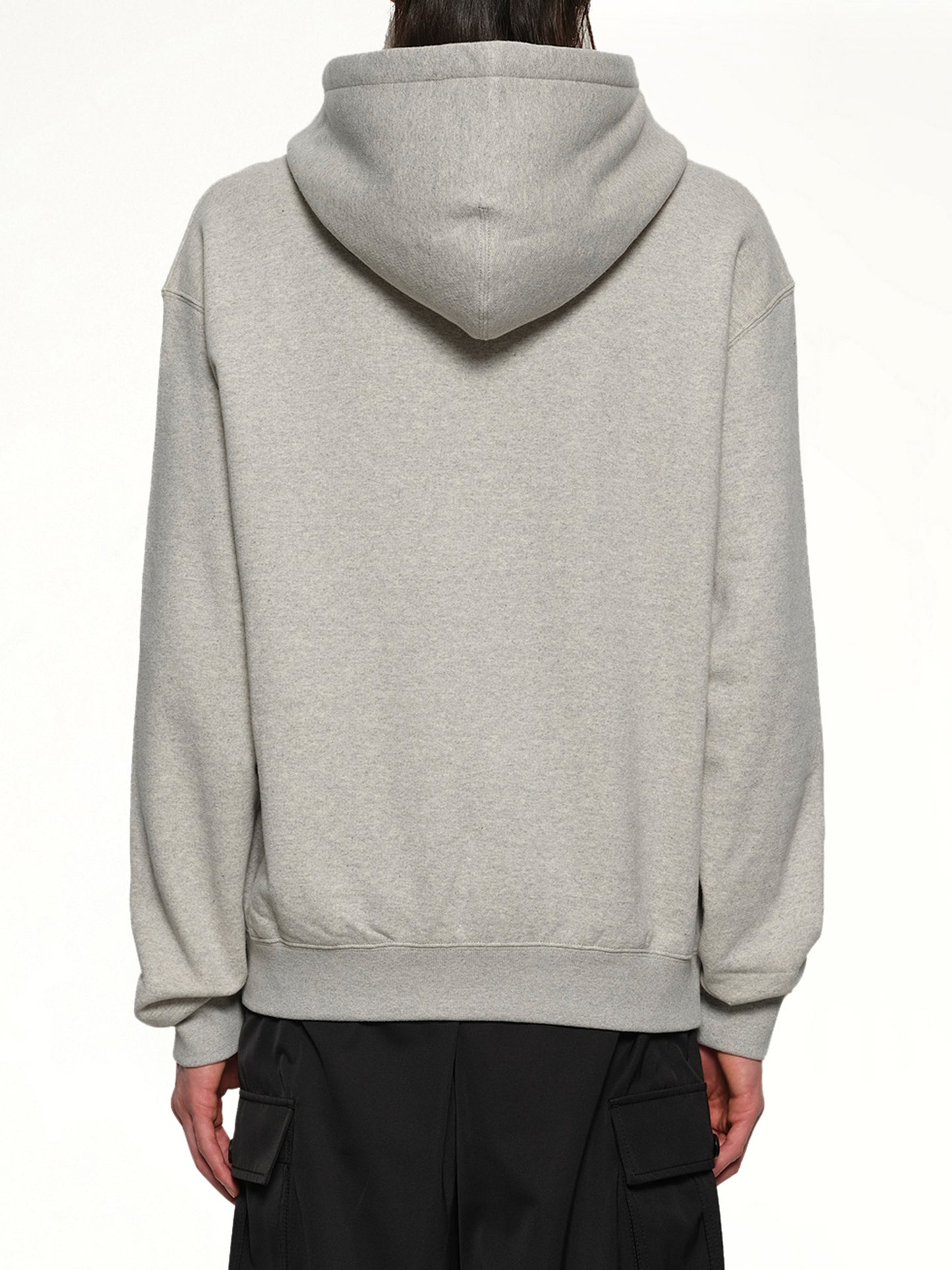 Plus Compact Terry Hoodie in Powder Green