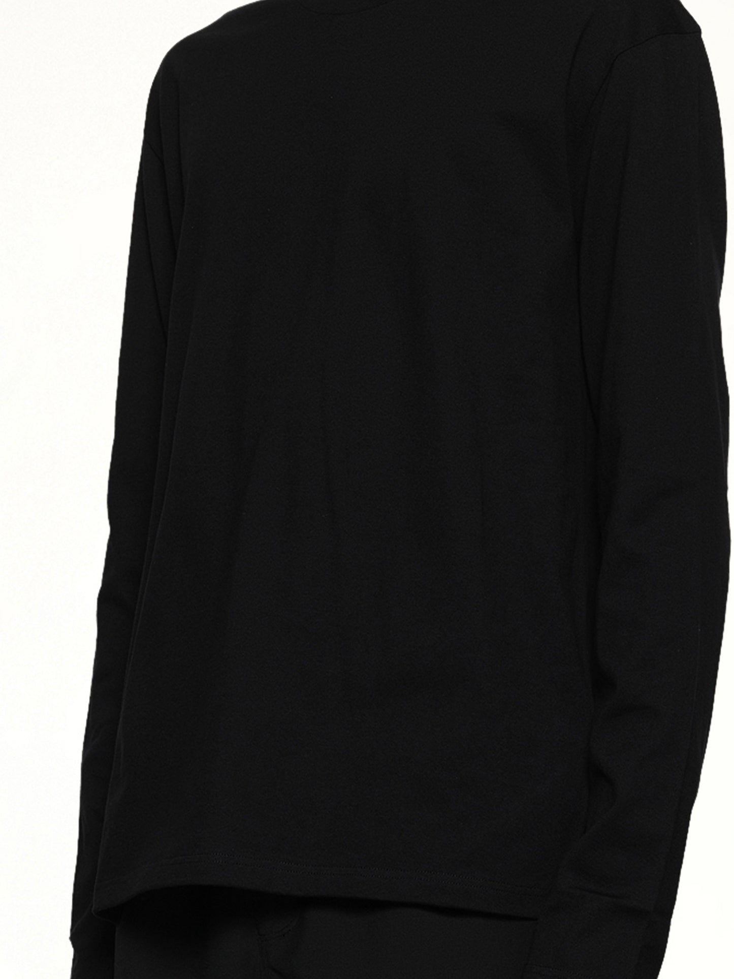 Long Sleeve Logo T-Shirt in Black