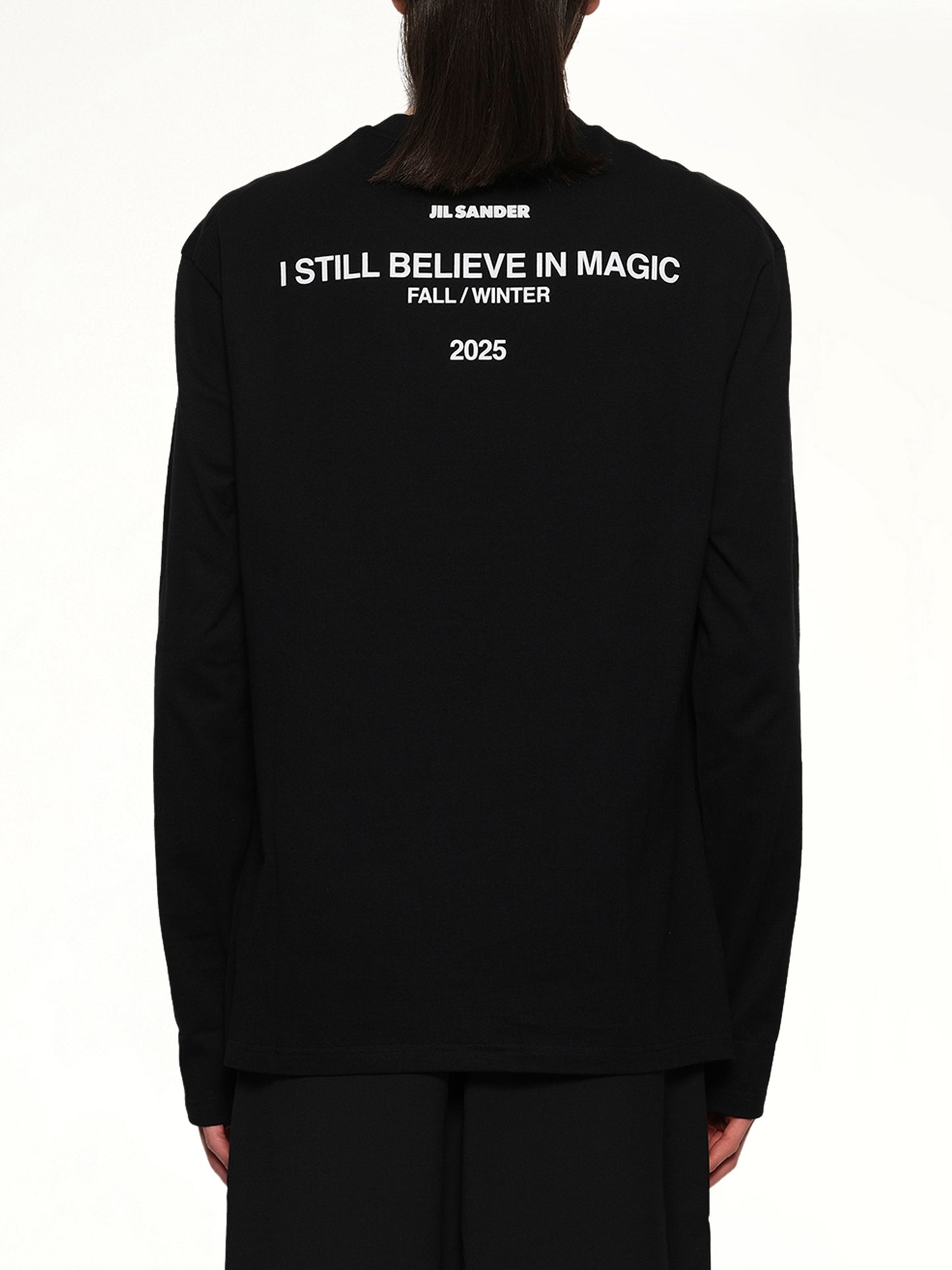 Long Sleeve Logo T-Shirt in Black