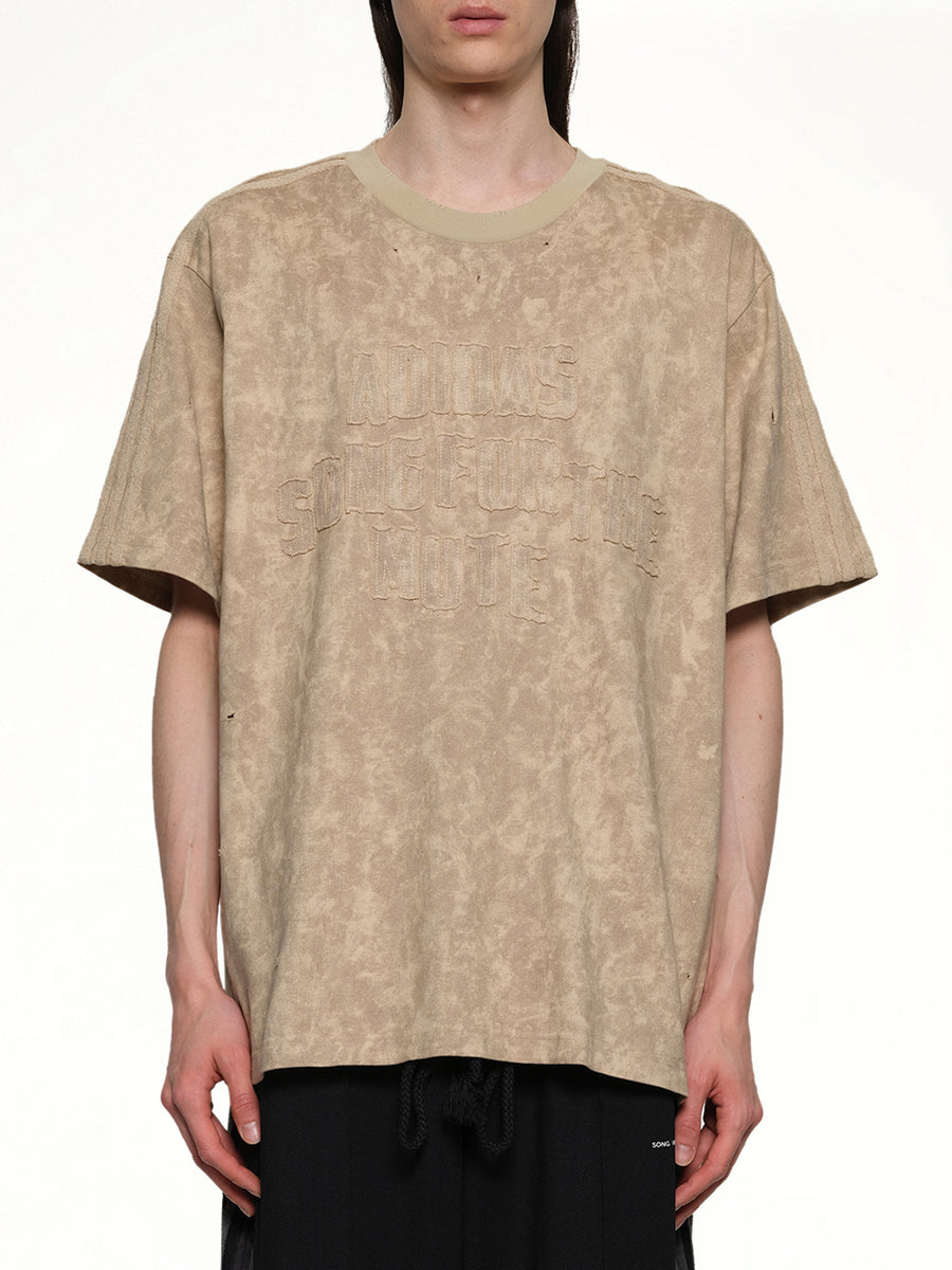Bleaching Effect T-Shirt in Clay/Savannah