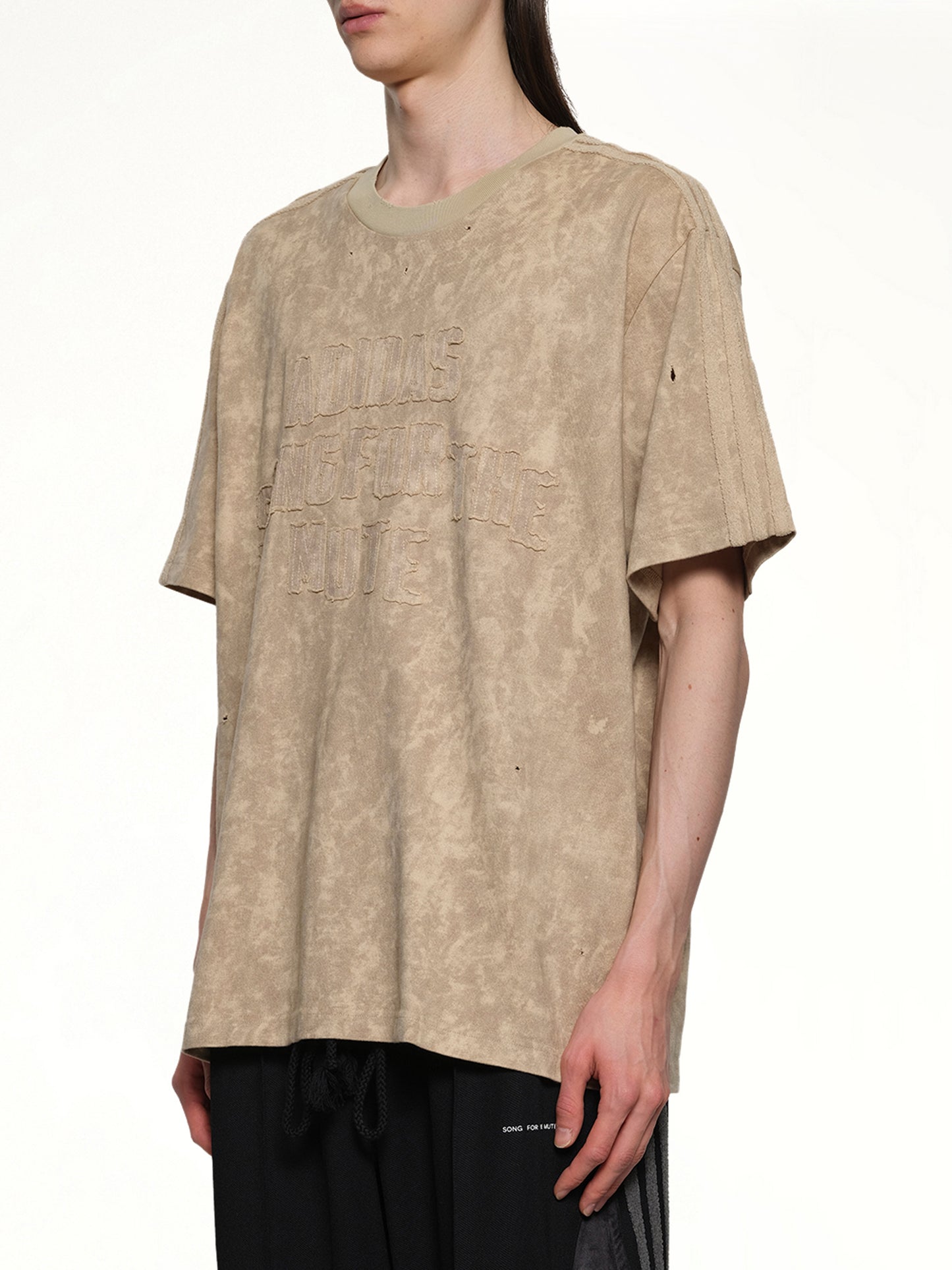 Bleaching Effect T-Shirt in Clay/Savannah