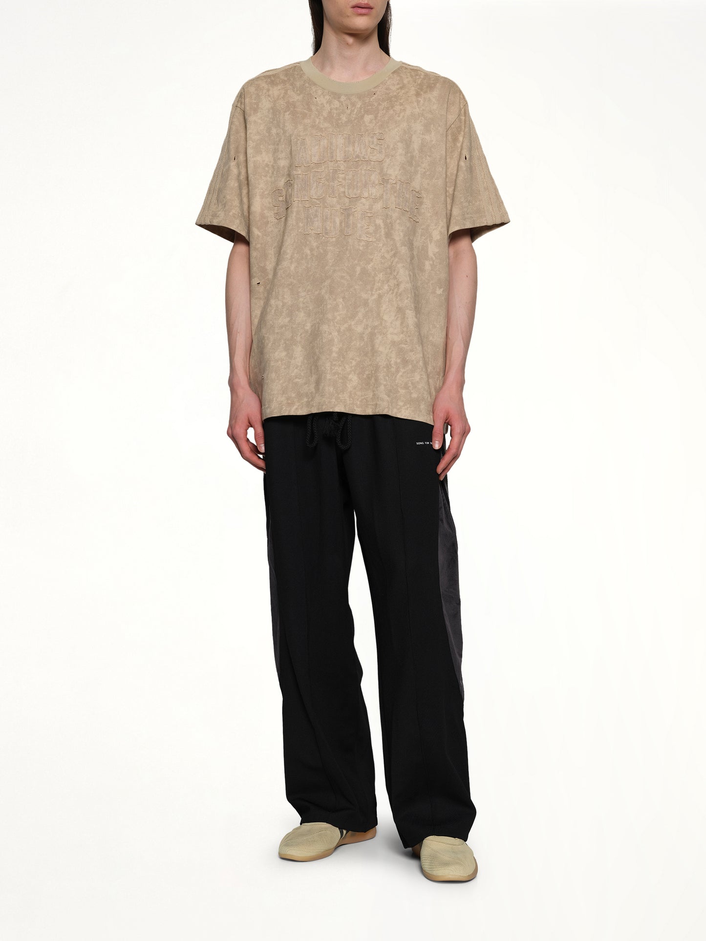 Bleaching Effect T-Shirt in Clay/Savannah