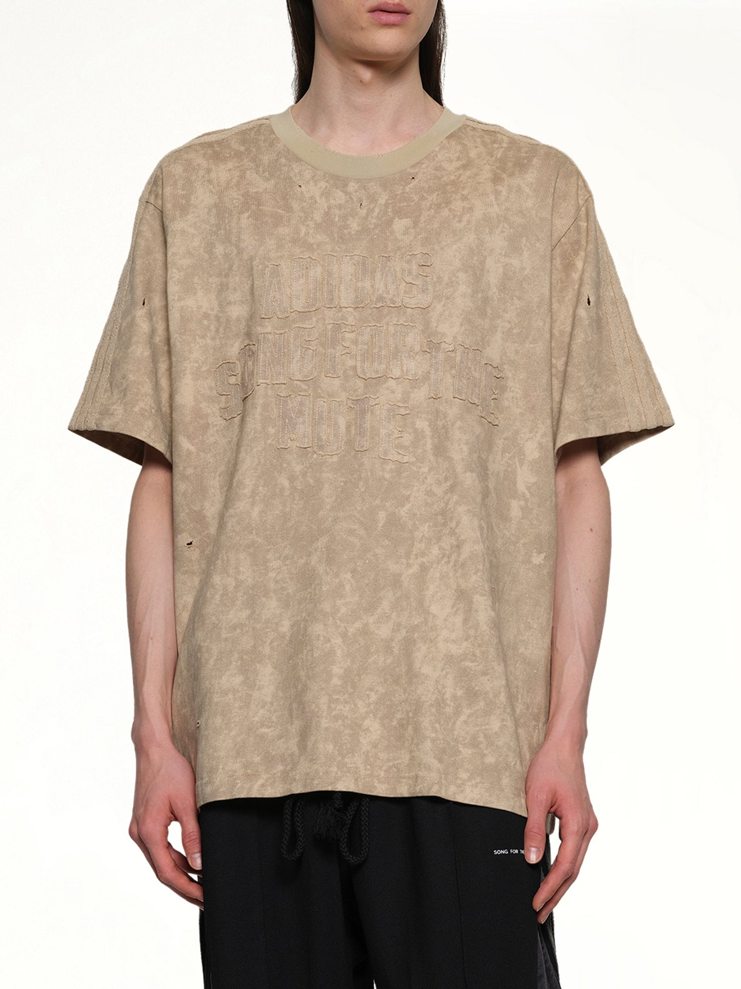 Bleaching Effect T-Shirt in Clay/Savannah