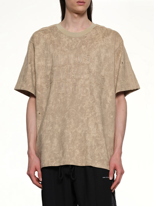 Bleaching Effect T-Shirt in Clay/Savannah