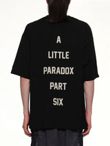 Cat Printed T-Shirt in Black