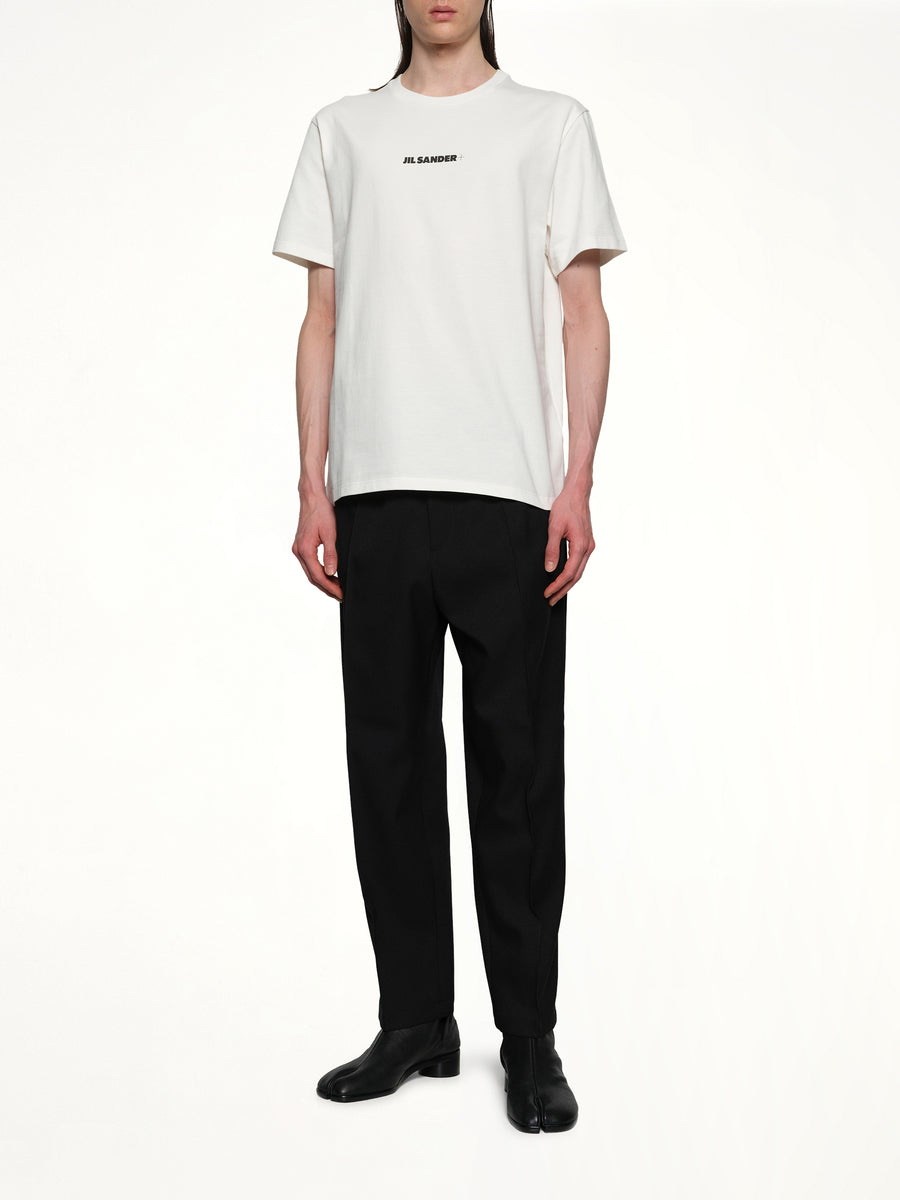 Plus Logo T-Shirt in Porcelain