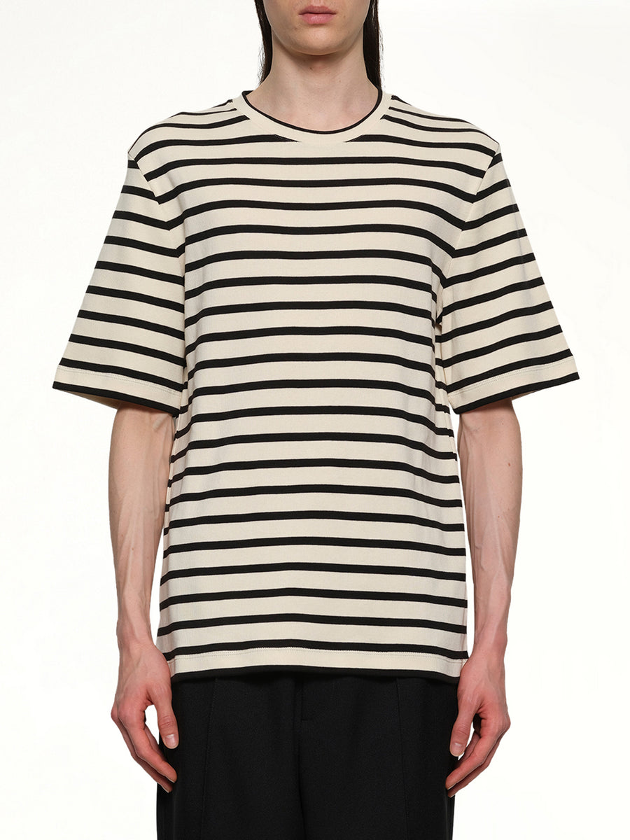 Logo T-Shirt in Open Grey