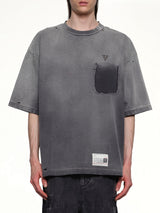 Sun Faded T-Shirt in Black