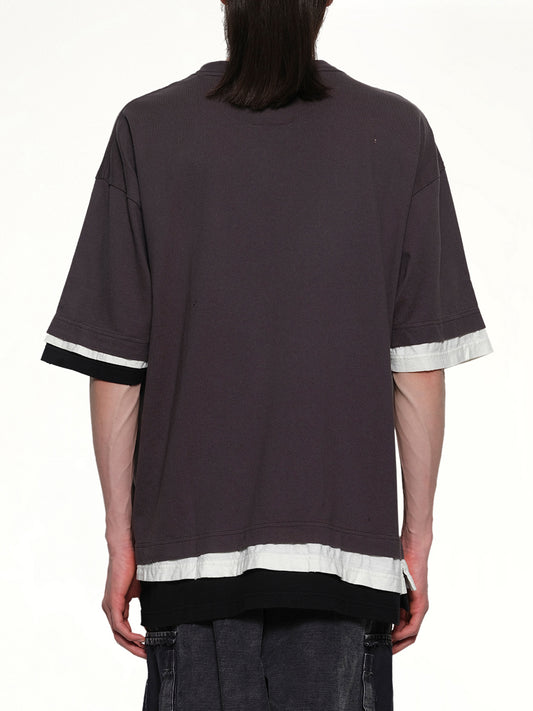 Triple Layered T-Shirt in Black