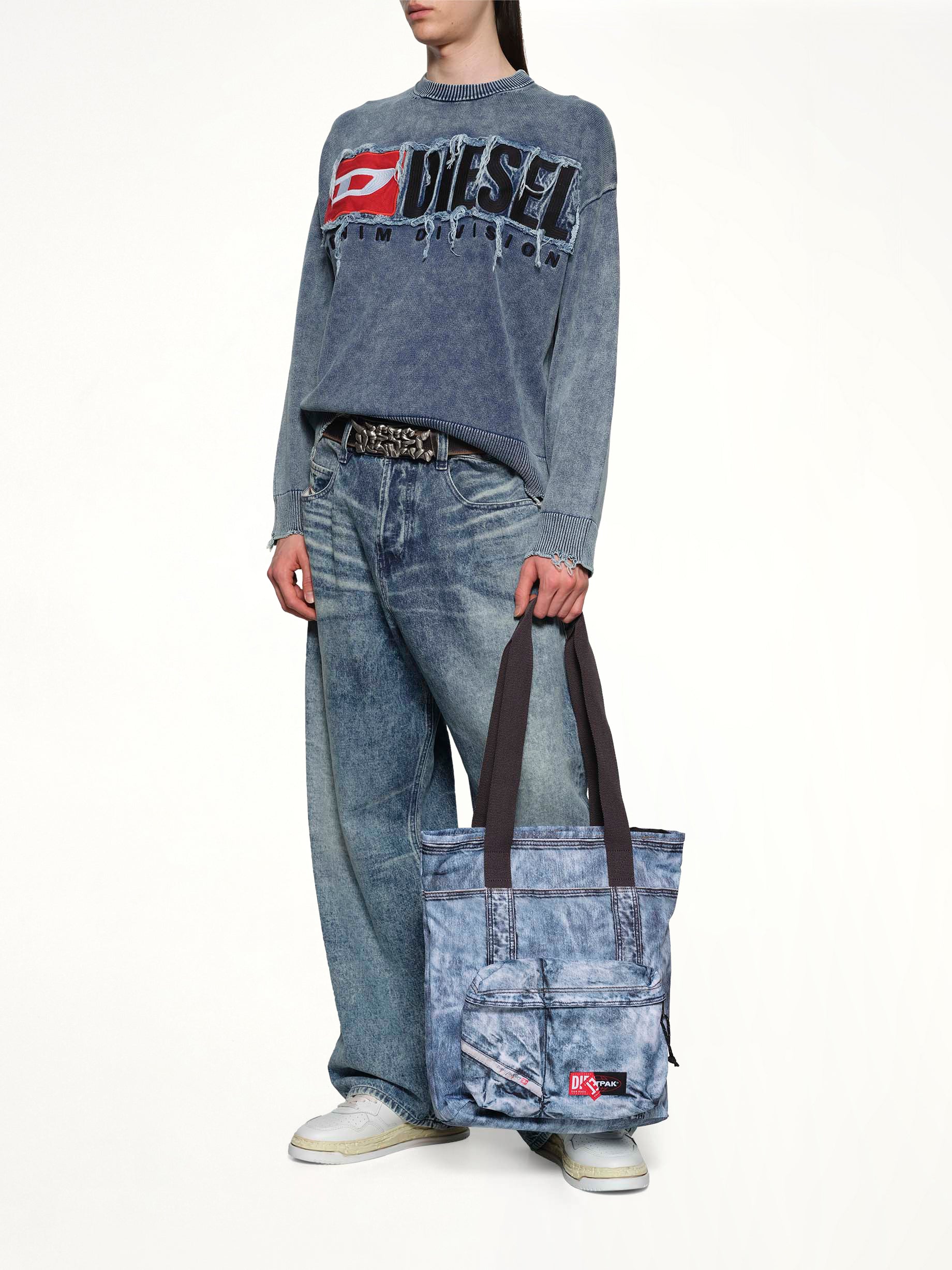 DIESEL x EASTPAK 블루 토트백