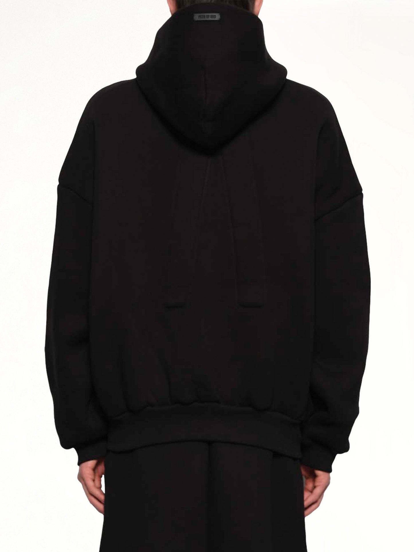 Athletic Halfzip Hoodie in Black