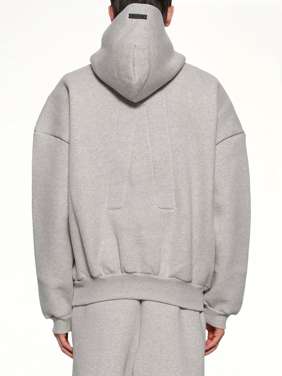 Athletic Halfzip Hoodie in Grey