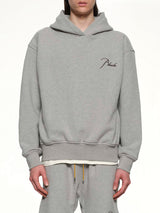 Classique Side Zip Pullover Hoodie in Heather Grey/Black