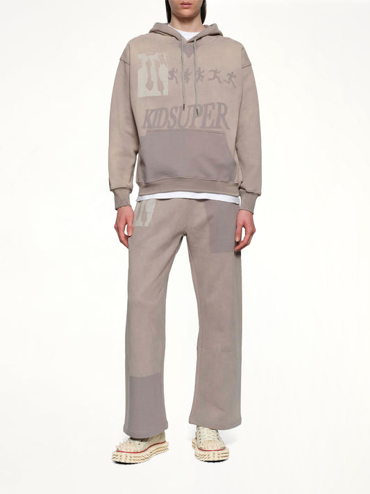 Sun Faded Hoodie in Grey