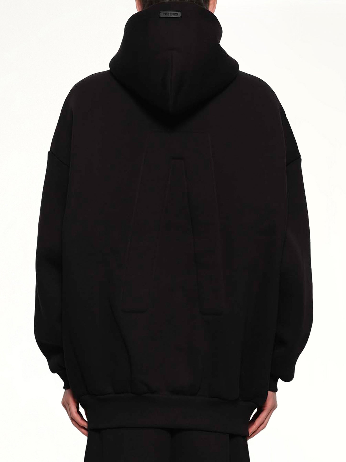 Zip Hoodie in Black