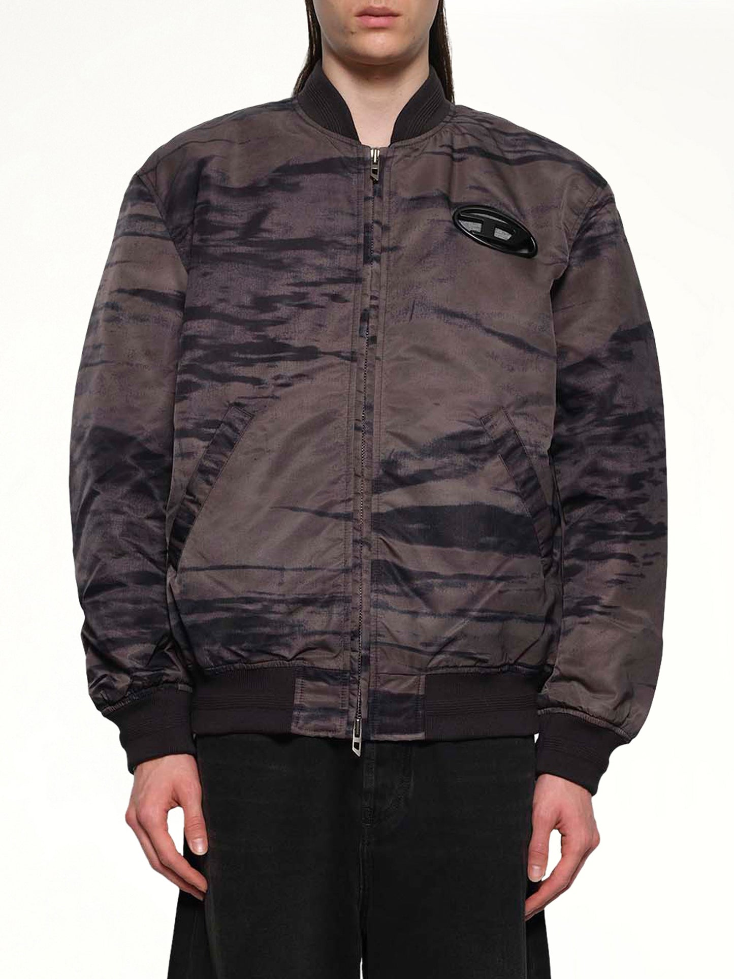 J-KEPES-DLBZ Jacket in Black/Dark Grey