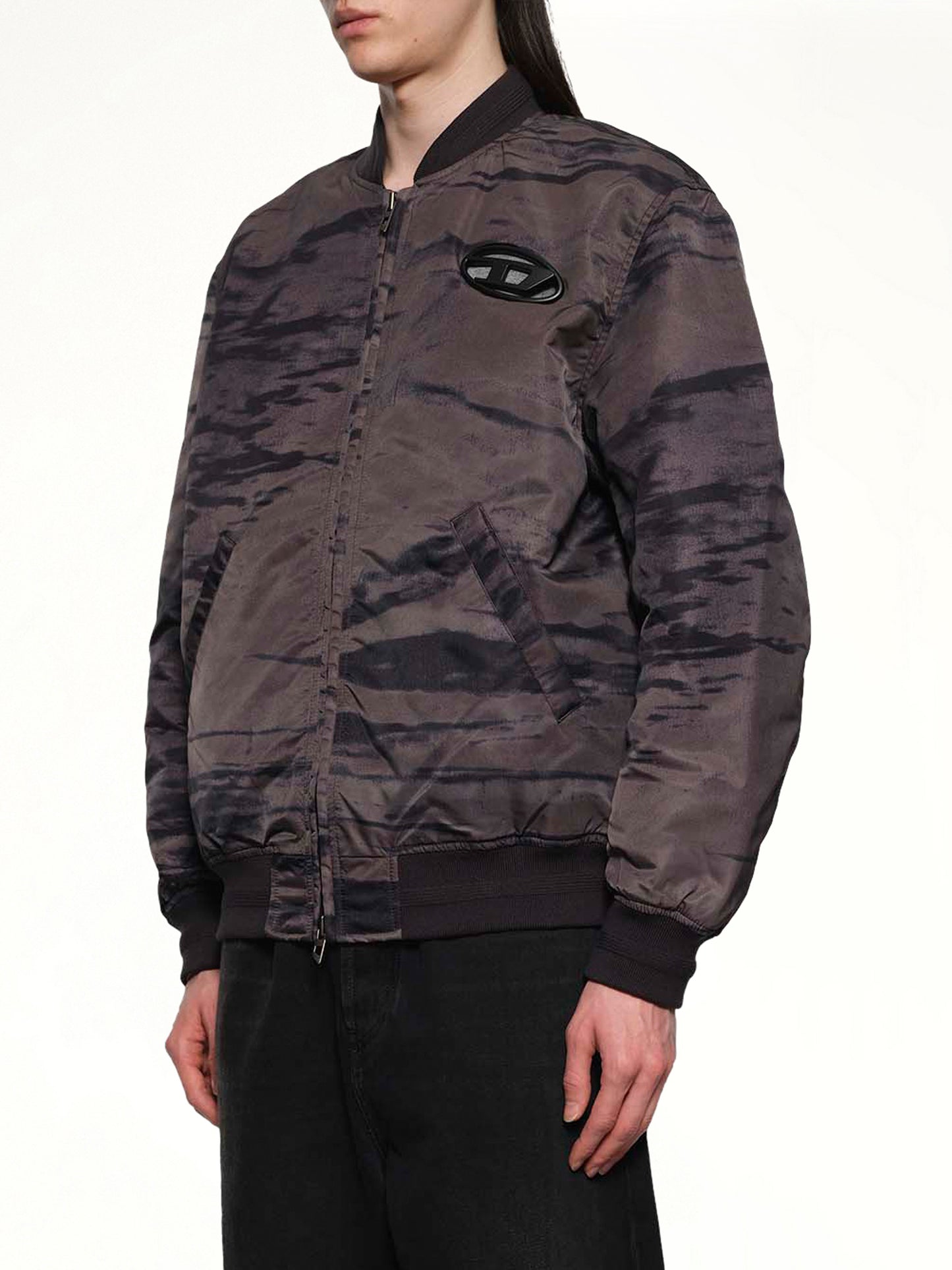 J-KEPES-DLBZ Jacket in Black/Dark Grey
