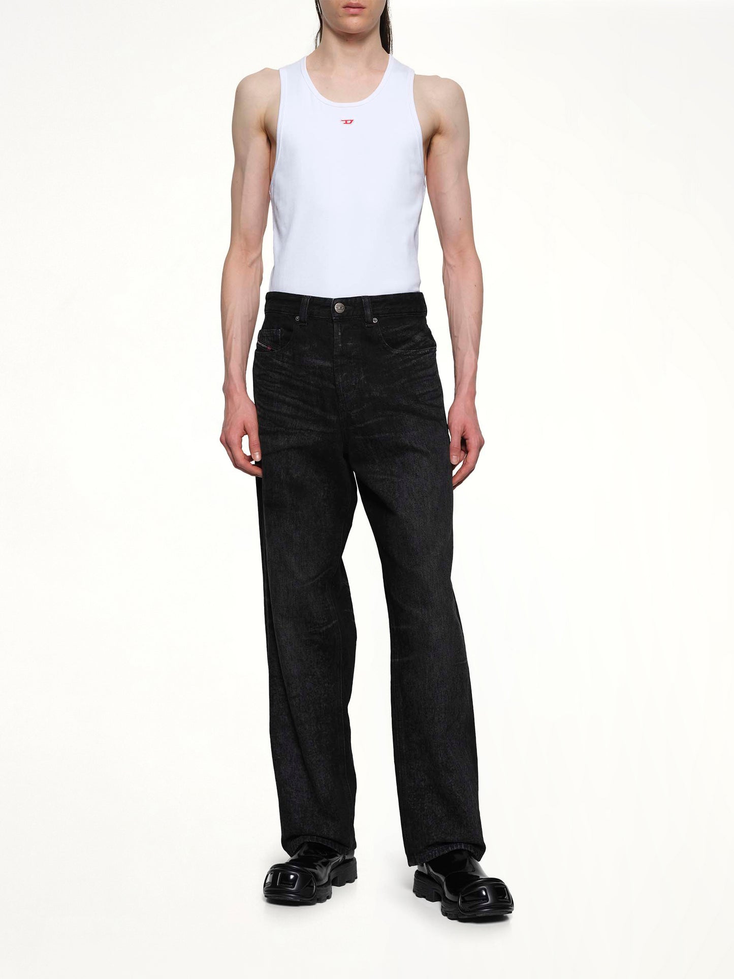 2001 D-MACRO-FSH Relaxed Jeans in Black
