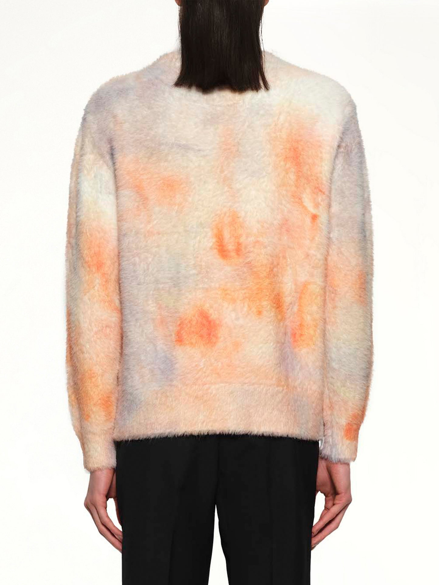 Watercolour Face Mohair Sweater in Multicolour