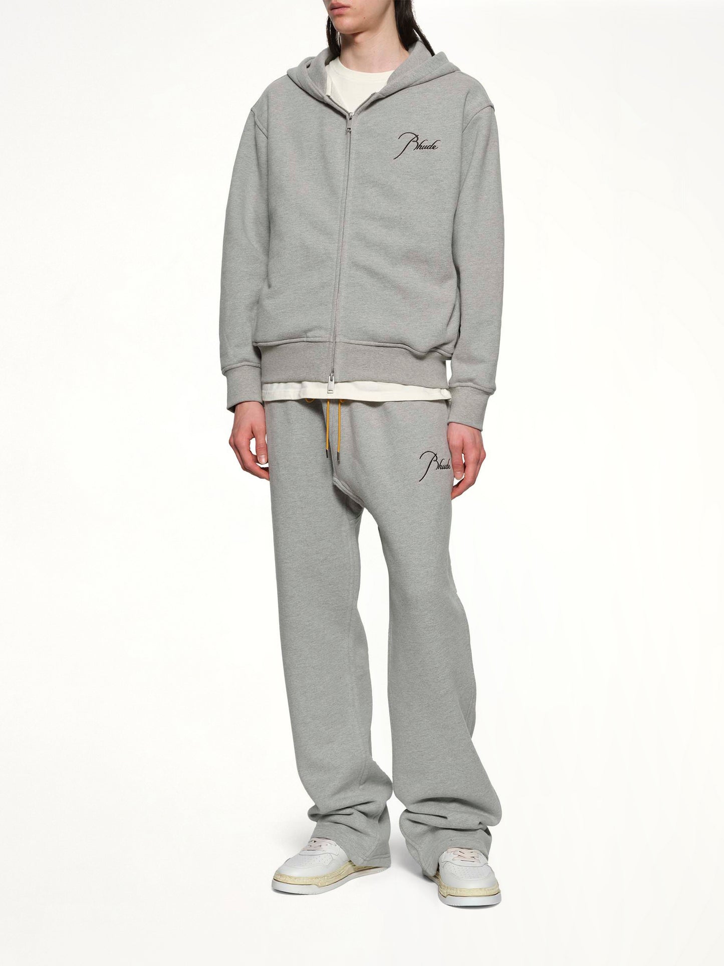 Classique Sweatpant in Heather Grey/Black