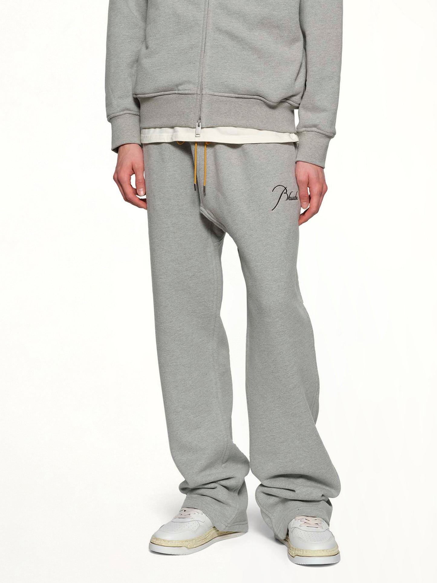 Classique Sweatpant in Heather Grey/Black
