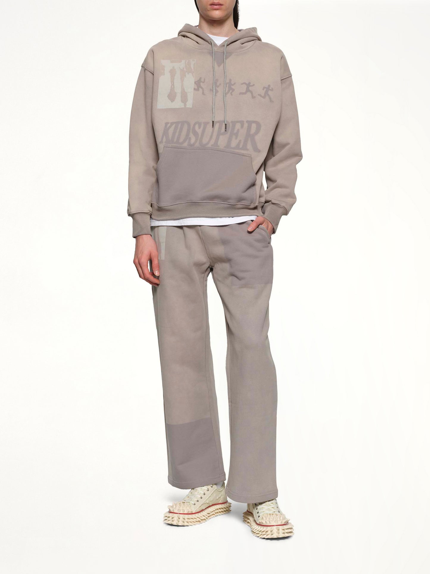 Sun Faded Sweatpants in Grey