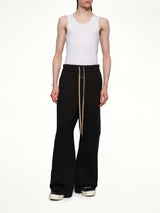 Wide Leg Sweatpant in Black