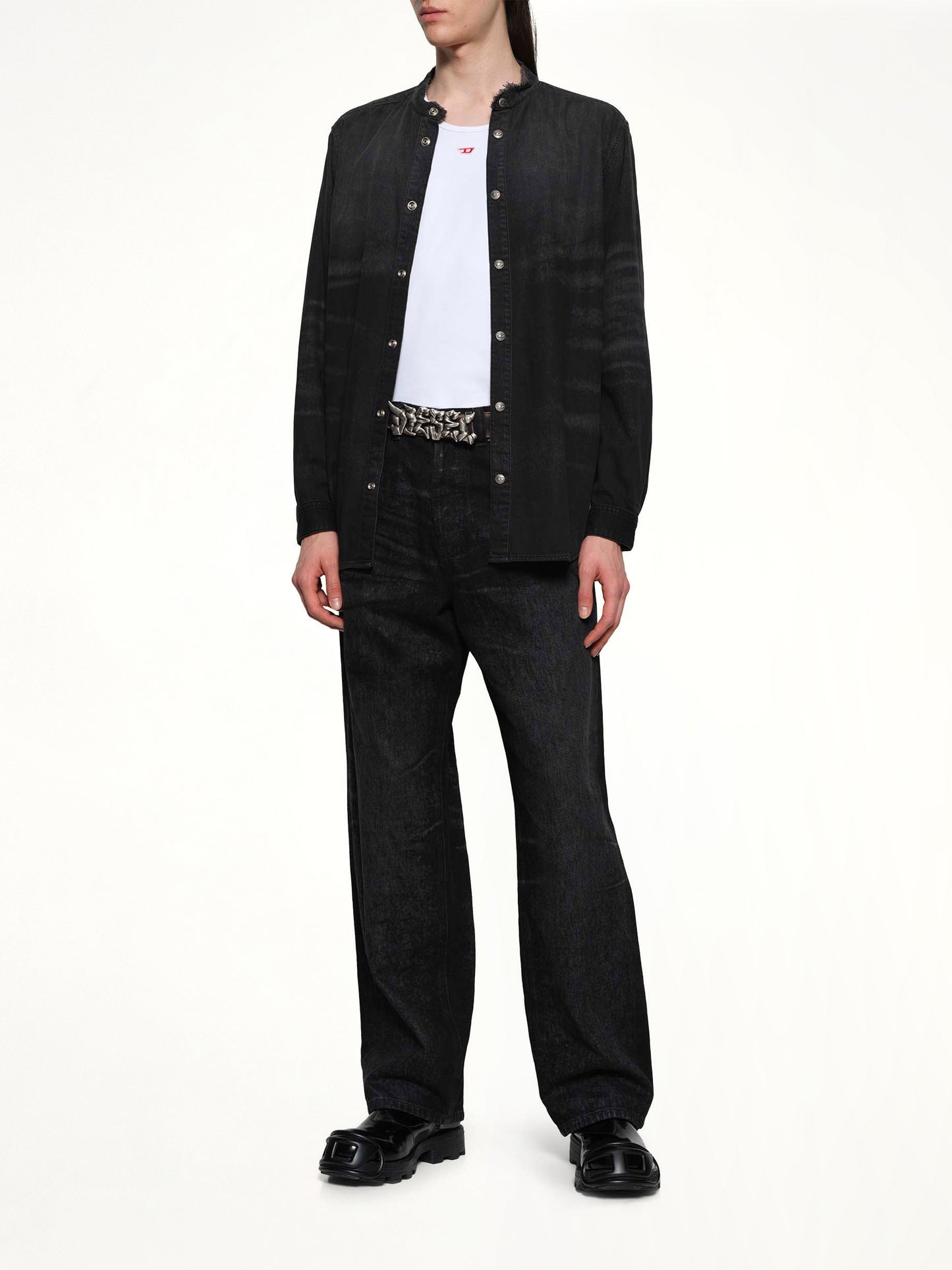 D-SIMPLY-FSH Runway Shirt in Black