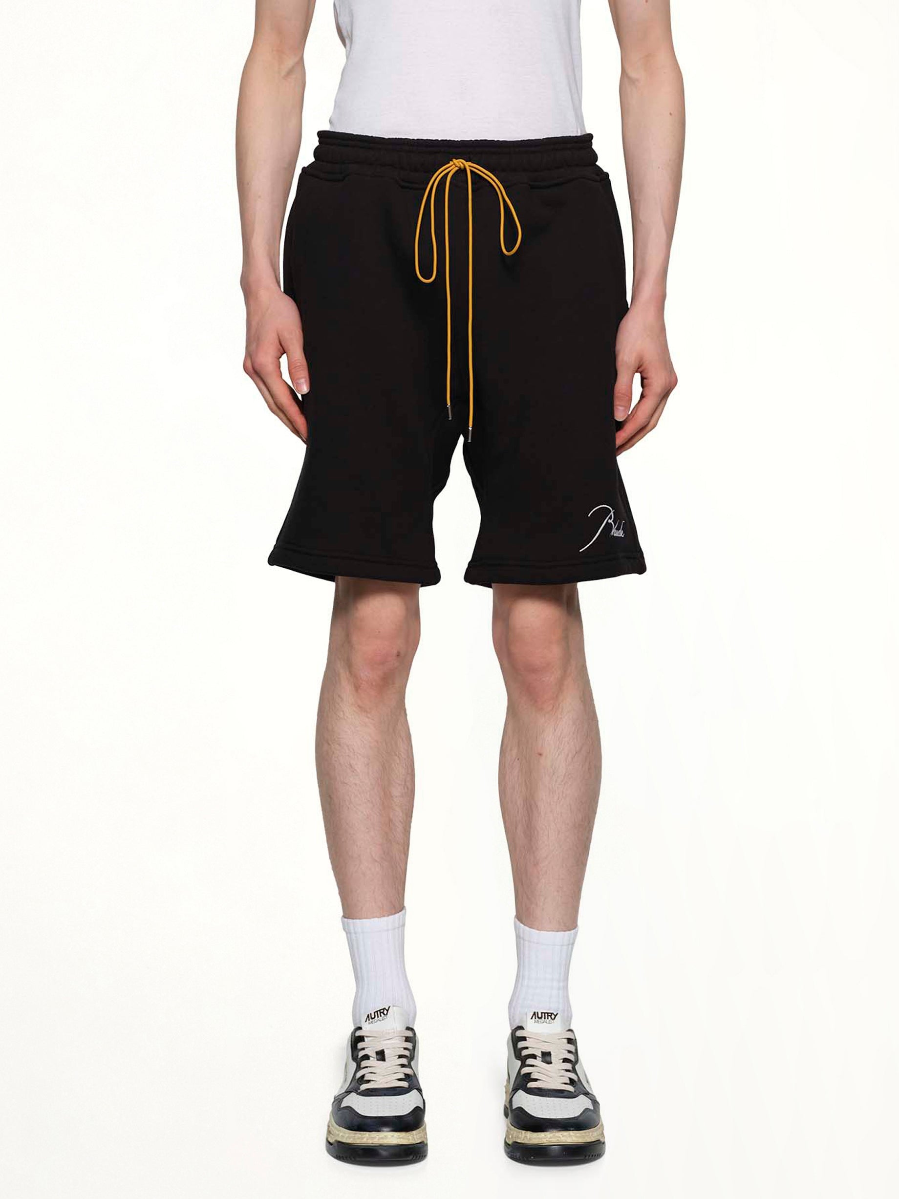 Classique Sweatshort in Black/White