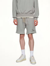 Classique Sweatshort in Heather Grey/Black