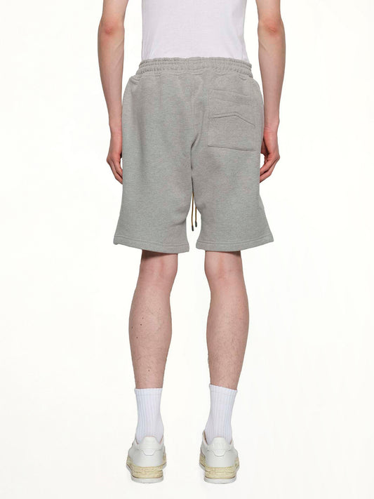 Classique Sweatshort in Heather Grey/Black