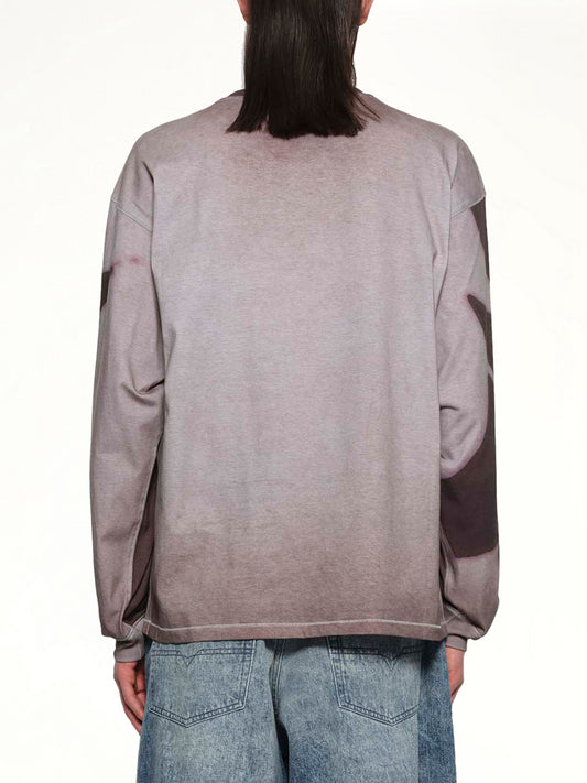 T-BOXT-LS-SHOW Sweatshirt in Grey/Multicolour