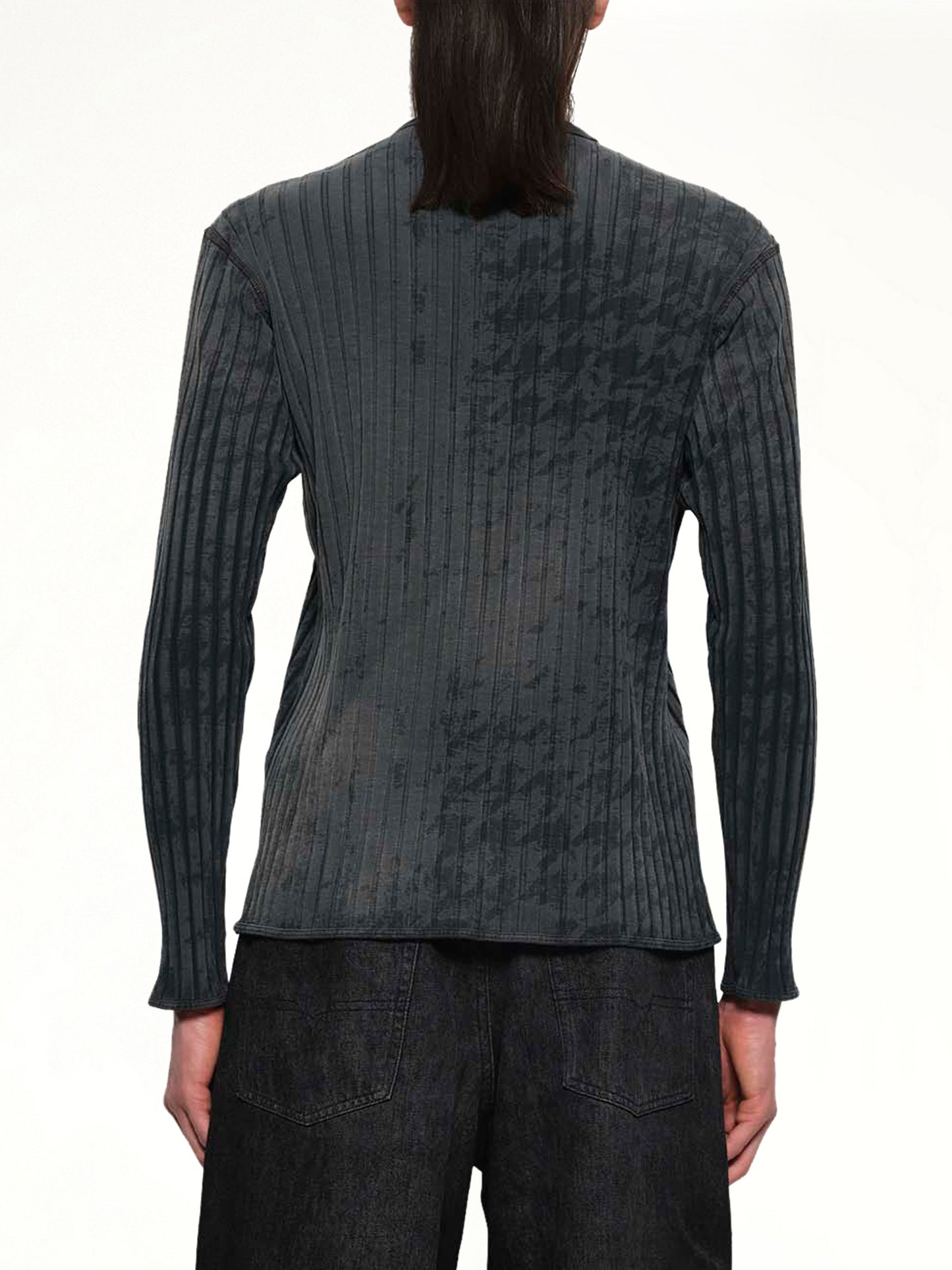 T-ALLY-PIE Henley Top in Black