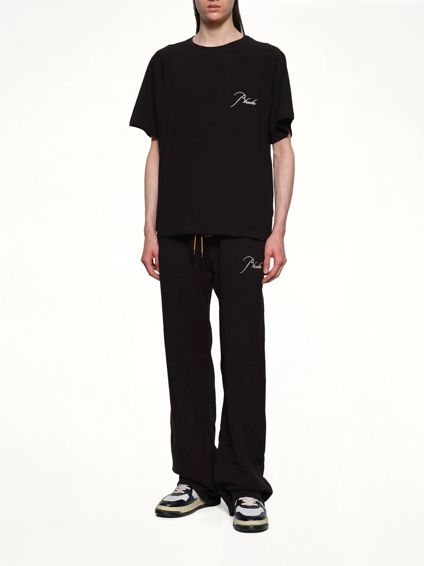 Classique Raglan T-Shirt in Black/White