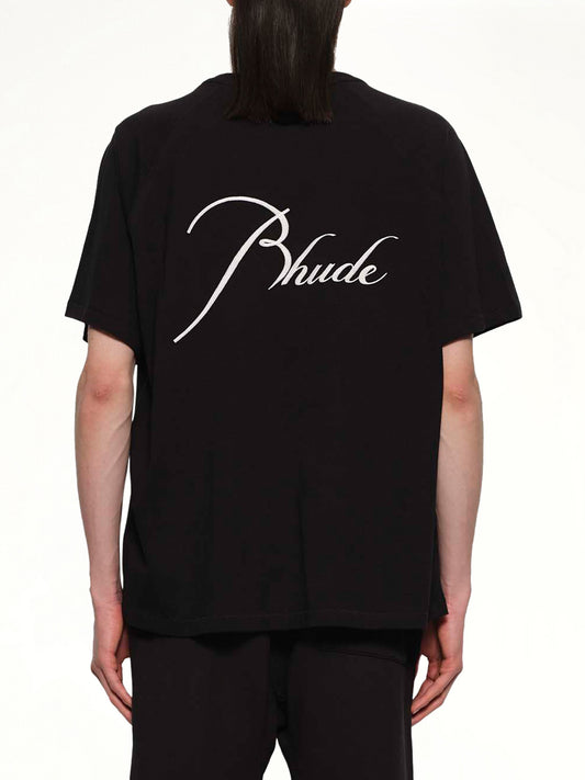 Classique Raglan T-Shirt in Black/White