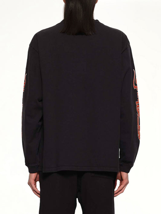 Mesa Stallion Ls T-Shirt in Vintage Black