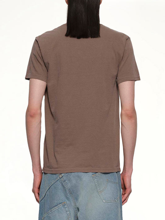 Face Graphic T-Shirt in Brown