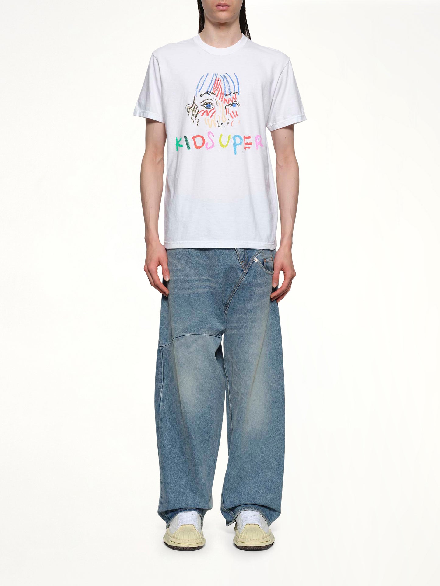 KID SUPER Graphic T-Shirt in White