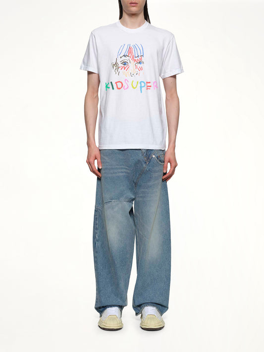 KID SUPER Graphic T-Shirt in White