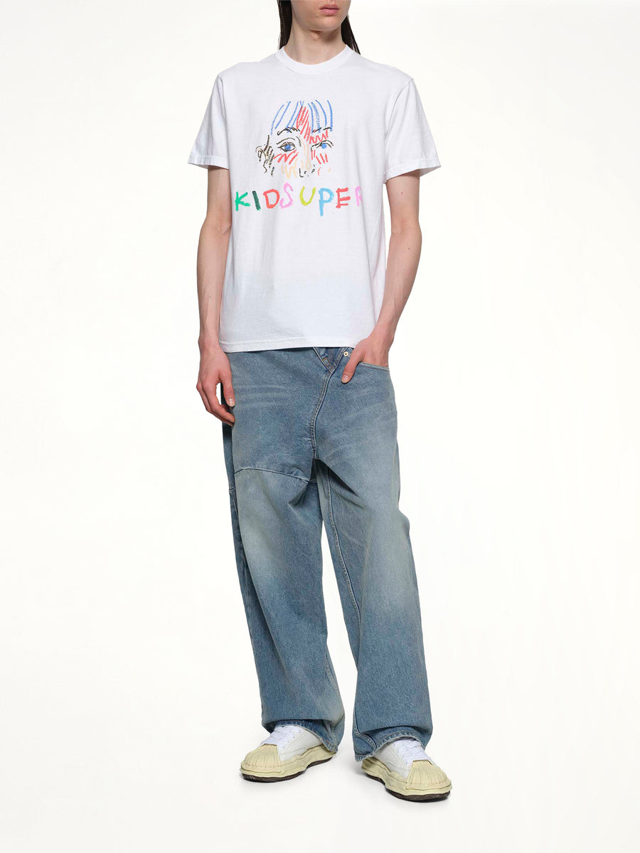 KID SUPER Graphic T-Shirt in White