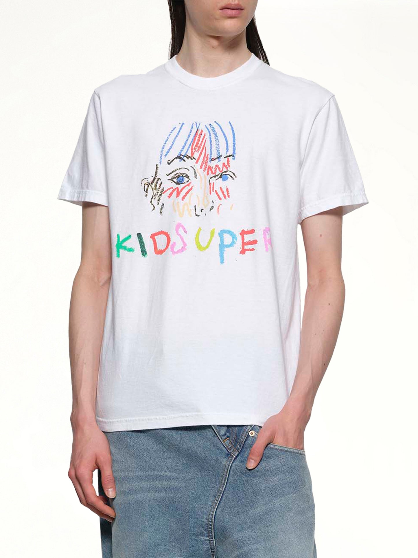 KID SUPER Graphic T-Shirt in White