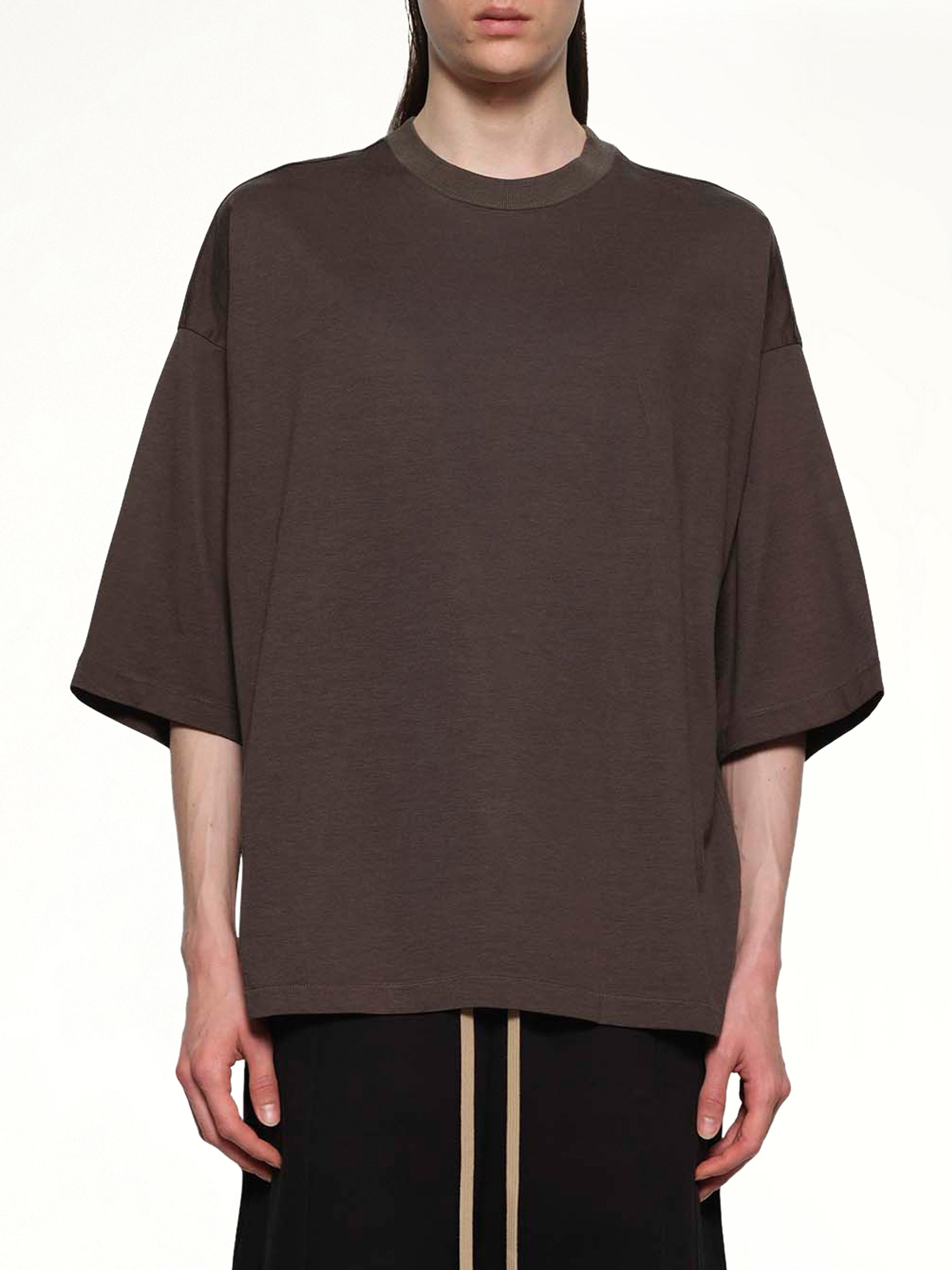 Relaxed Fit Logo T-Shirt in Off Black