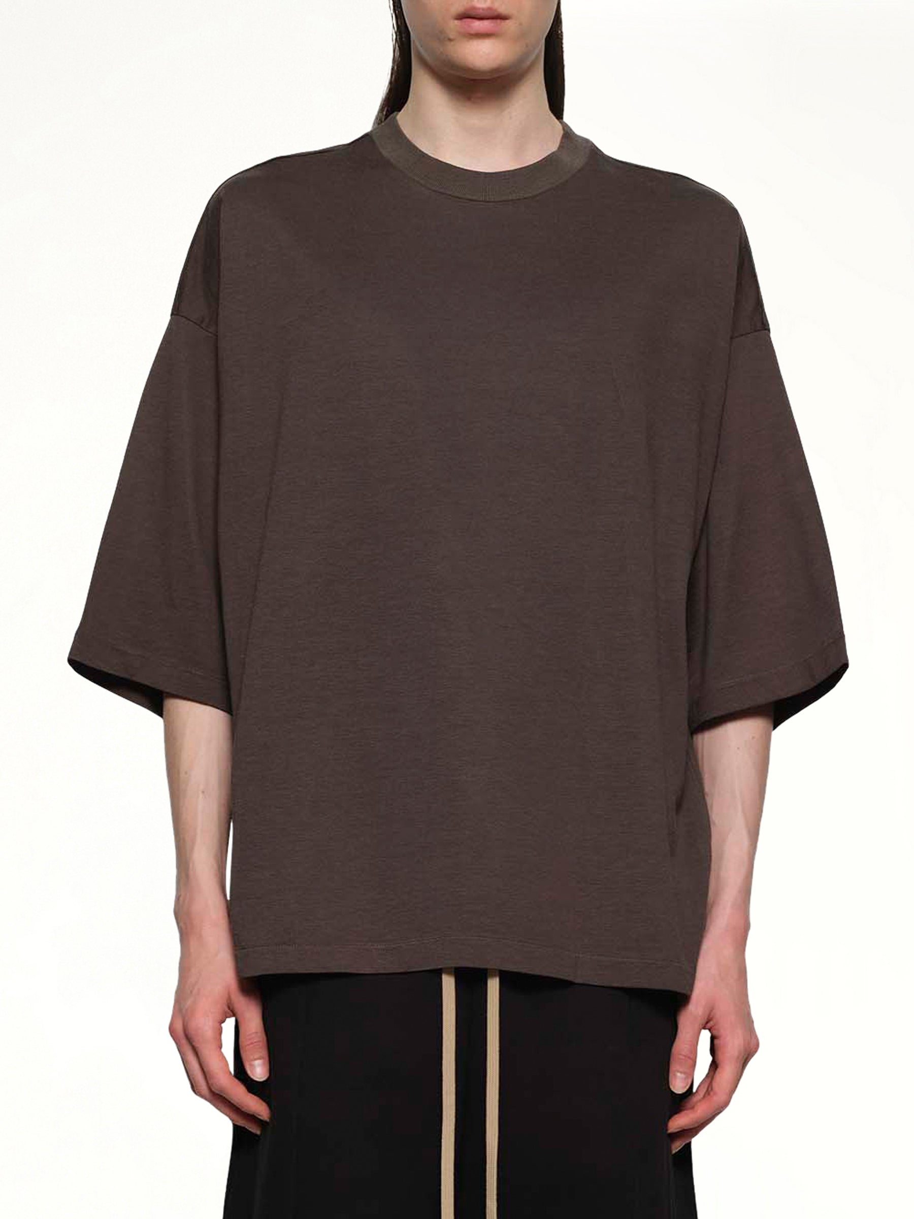 Relaxed Fit Logo T-Shirt in Off Black