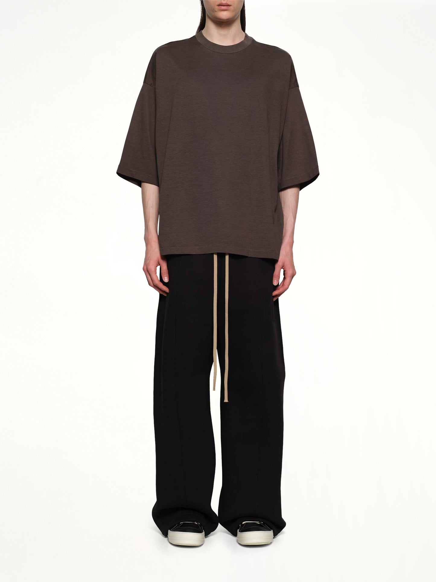 Relaxed Fit Logo T-Shirt in Off Black