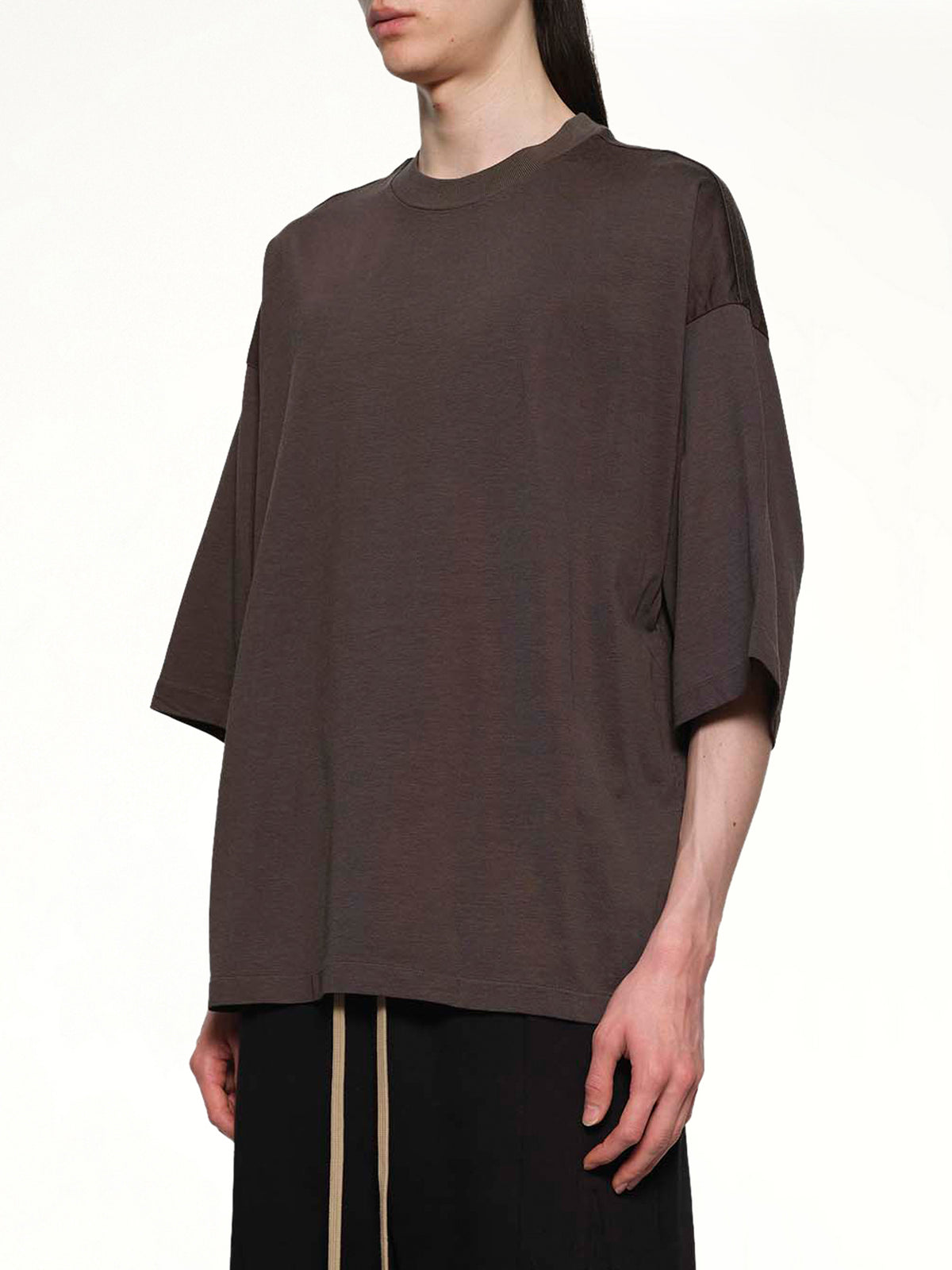 Relaxed Fit Logo T-Shirt in Off Black