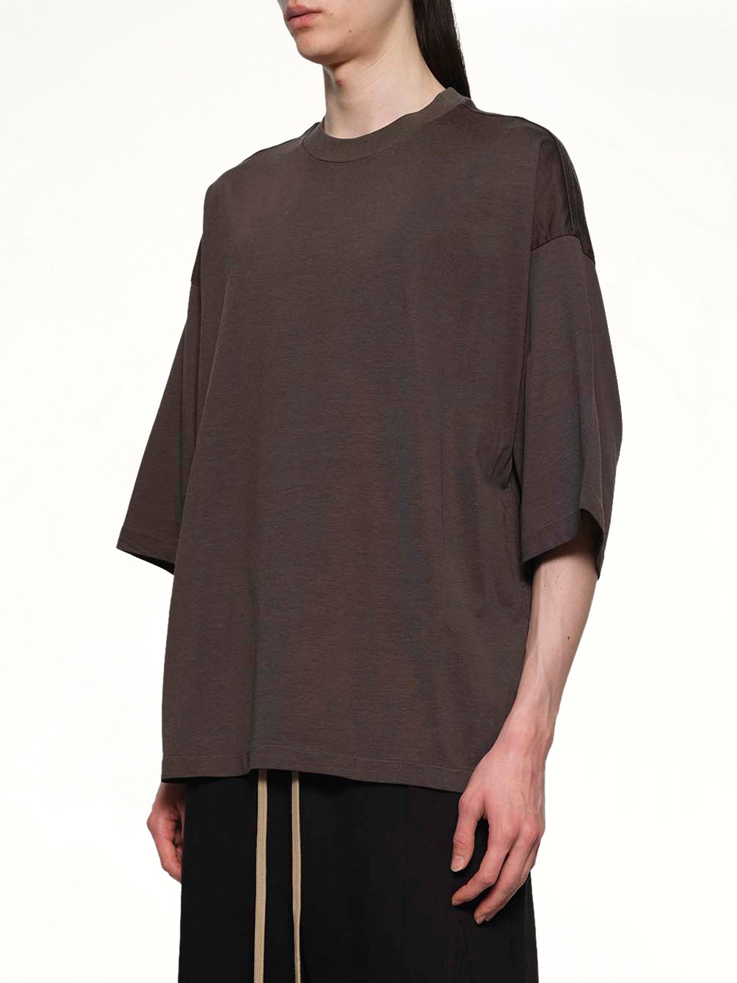 Relaxed Fit Logo T-Shirt in Off Black