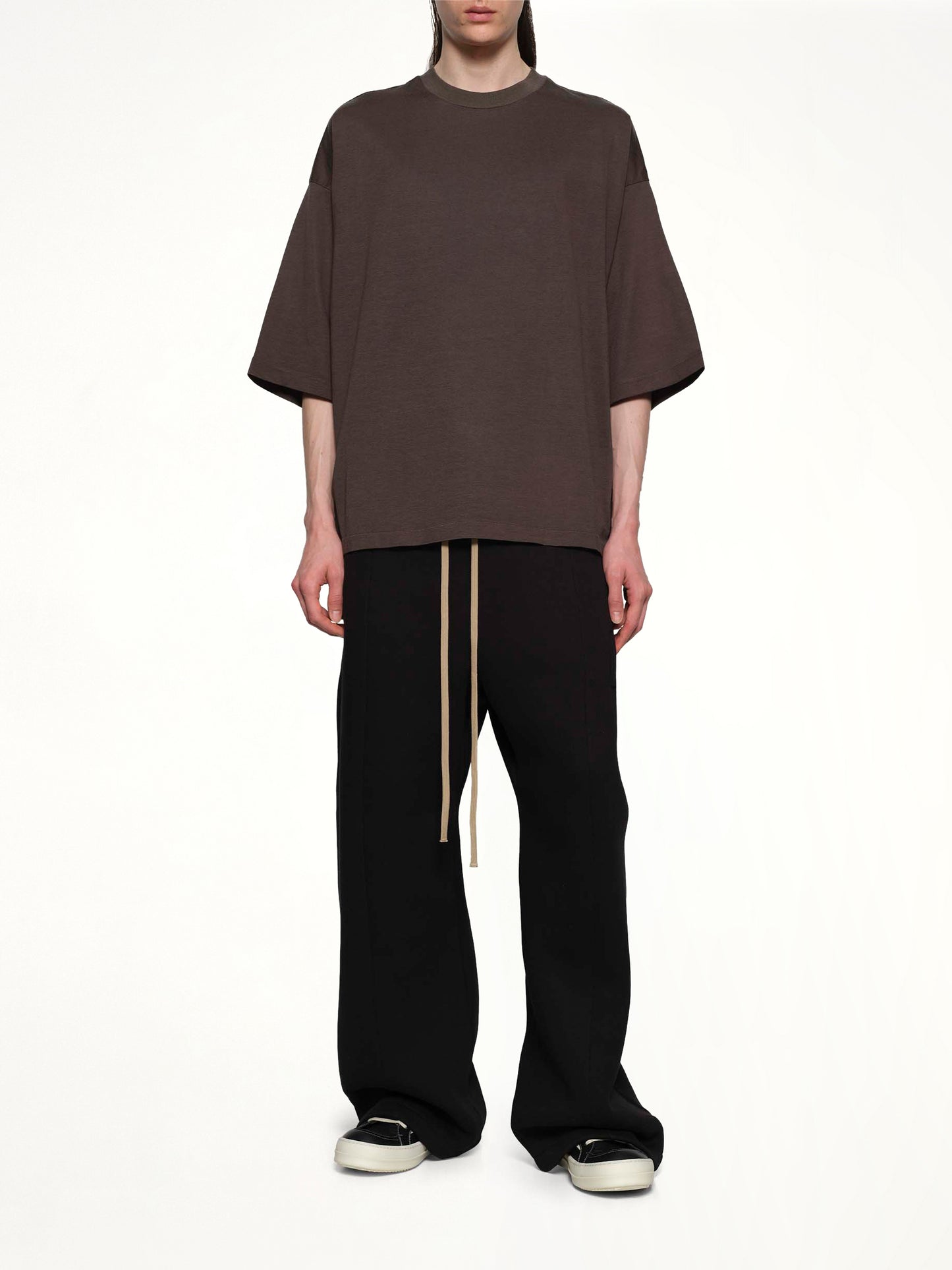 Relaxed Fit Logo T-Shirt in Off Black