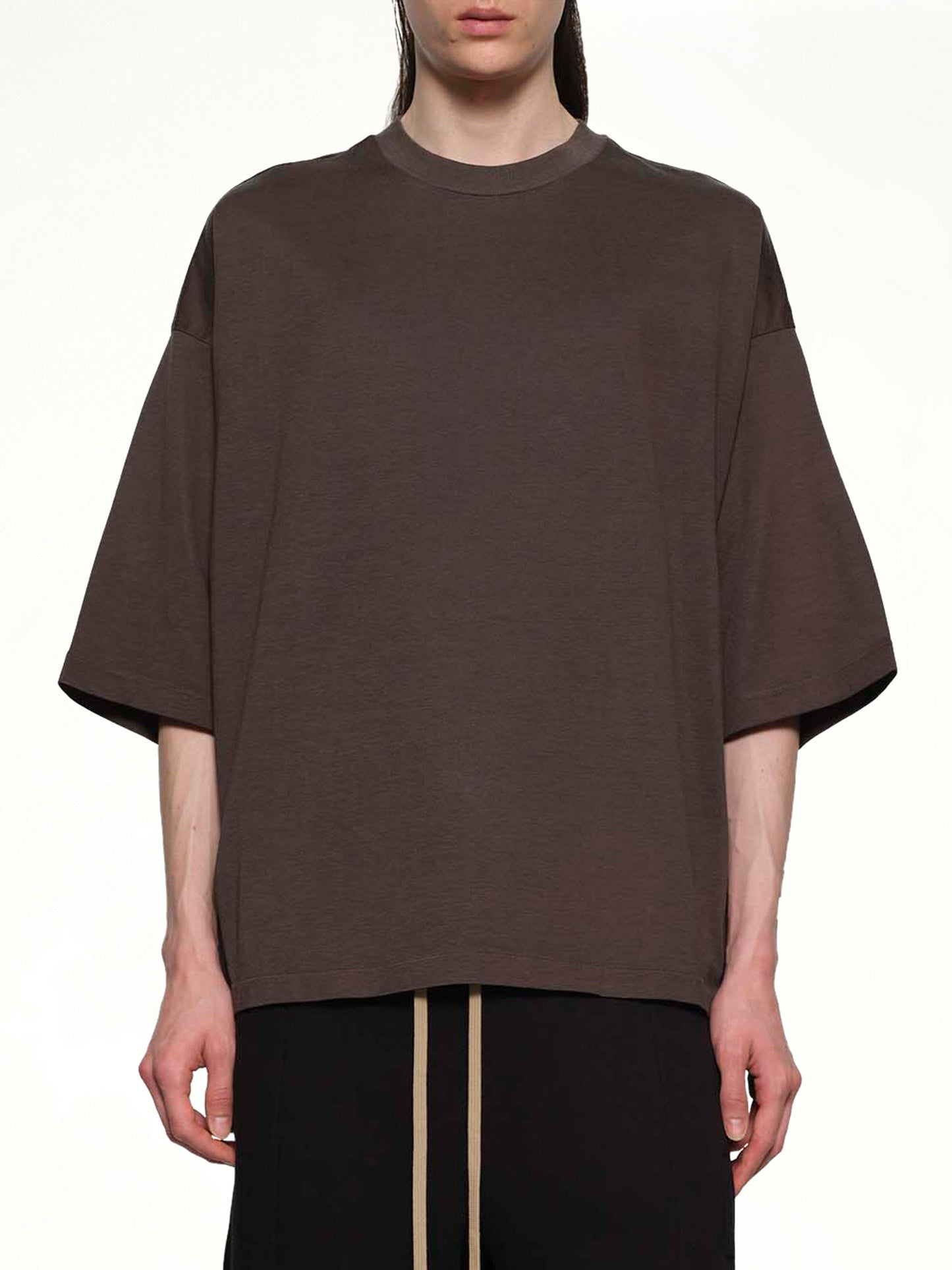 Relaxed Fit Logo T-Shirt in Off Black